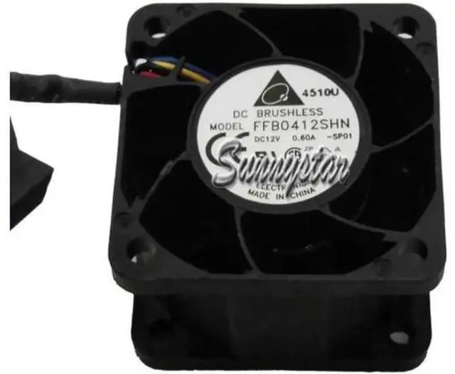 Alt view image 4 of 5 - for 40mm Switch Print Cpu Cooling FFB0412SHN -SP01 12V 0.6A 4 wires 4 Pins Case Fan 40*28mm
