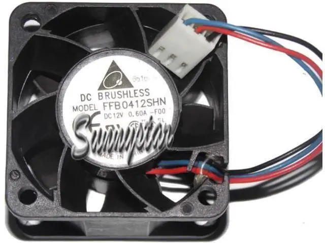 Main image of for 40mm Switch Print Cpu Cooling FFB0412SHN F00 12V 0.6A 3 wires Case Fan 40*28mm