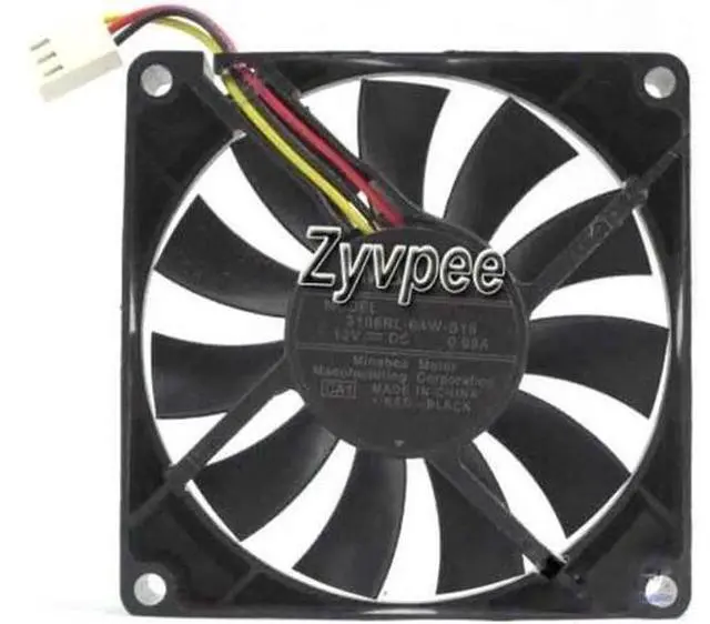 Main image of for 80MM 8015 CA3 DC12V 0.09A 3 Wires 3 Pins 8CM CPU Cooling Fan