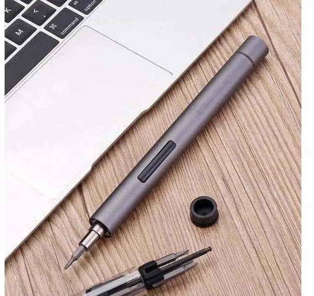 Alt view image 2 of 7 - Mini Cordless Electric Screwdriver Set, Rechargeable Precision Screwdriver with 3 LED Lights, 56 Magnetic Screw Bits, USB Charging Cable and Magnetizer for Electronics Repair