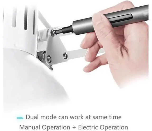 Alt view image 3 of 7 - Mini Cordless Electric Screwdriver Set, Rechargeable Precision Screwdriver with 3 LED Lights, 56 Magnetic Screw Bits, USB Charging Cable and Magnetizer for Electronics Repair
