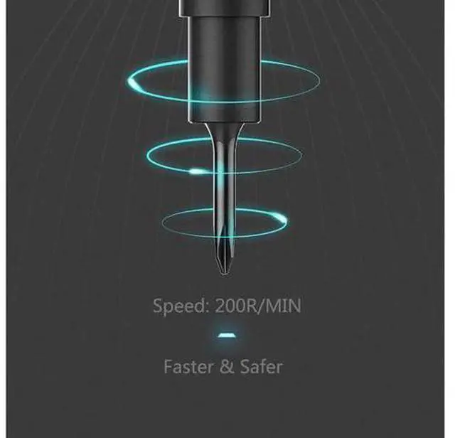 Alt view image 5 of 7 - Mini Cordless Electric Screwdriver Set, Rechargeable Precision Screwdriver with 3 LED Lights, 56 Magnetic Screw Bits, USB Charging Cable and Magnetizer for Electronics Repair