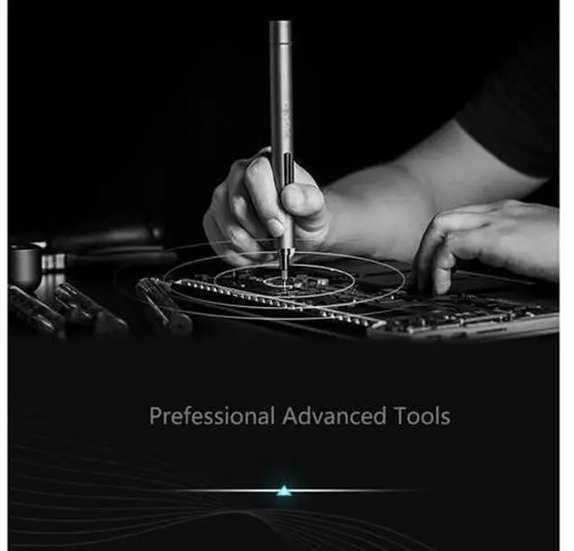 Alt view image 4 of 7 - Mini Cordless Electric Screwdriver Set, Rechargeable Precision Screwdriver with 3 LED Lights, 56 Magnetic Screw Bits, USB Charging Cable and Magnetizer for Electronics Repair