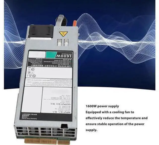 Alt view image 3 of 6 - 1600W EPP Server Power Supply, Plug and Play with Cooling Fan, for Dell R530 R740 Series Servers