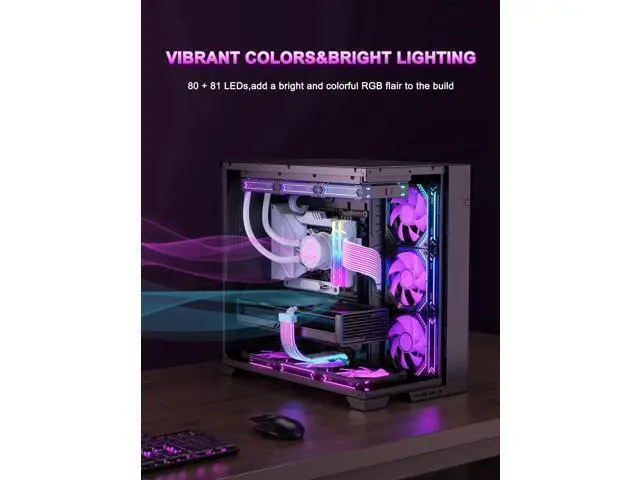 Alt view image 4 of 7 - ARGB 12VHPWR PSU Extension Cable Set, Soft LED Light Strip 24Pin ATX & 16Pin to 2×8Pin GPU Power Cables for RTX 5090 5080 4080 PC Custom Modding