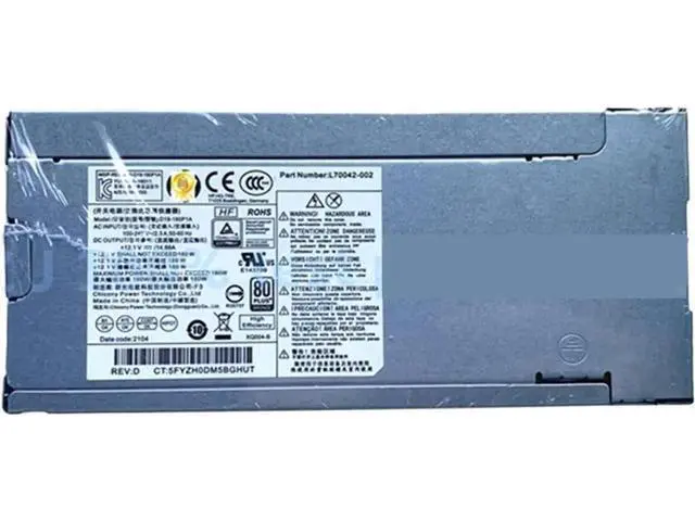 Alt view image 3 of 4 - 180W Power Supply for HP 280 G3 MT, Replacement for L70042-002 L70042-004 PCK017 D19-180P1A 1Pack