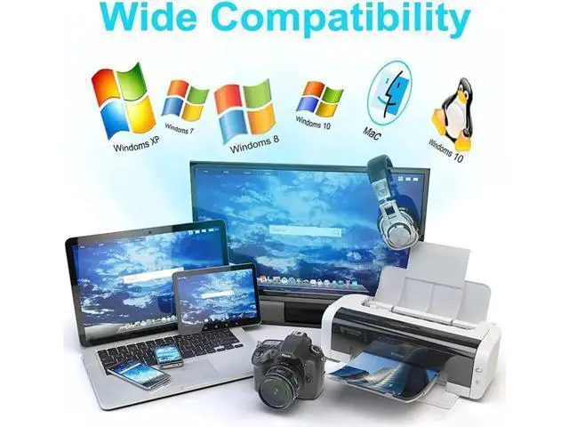 Alt view image 2 of 7 - 2x2 USB 3.0 KVM Switch Dual Monitor 2 Computers, 2 In 2 Out HDMI KVM Switch with Audio, 4K@60Hz UHD, USB 3.0 Hub & Hotkey Control for Keyboard Mouse Peripherals