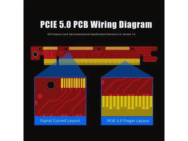 Alt view image 3 of 7 - 300mm PCIe 5.0 Riser Cable, 90 Degree Right Angle GPU Extension Cord, Vertical GPU Mount Bracket Cable Compatible with RTX 5090 RTX 4090 RX 9070 RX 7900, PCIe 5.0 / 4.0 High Speed for Gaming PC Case