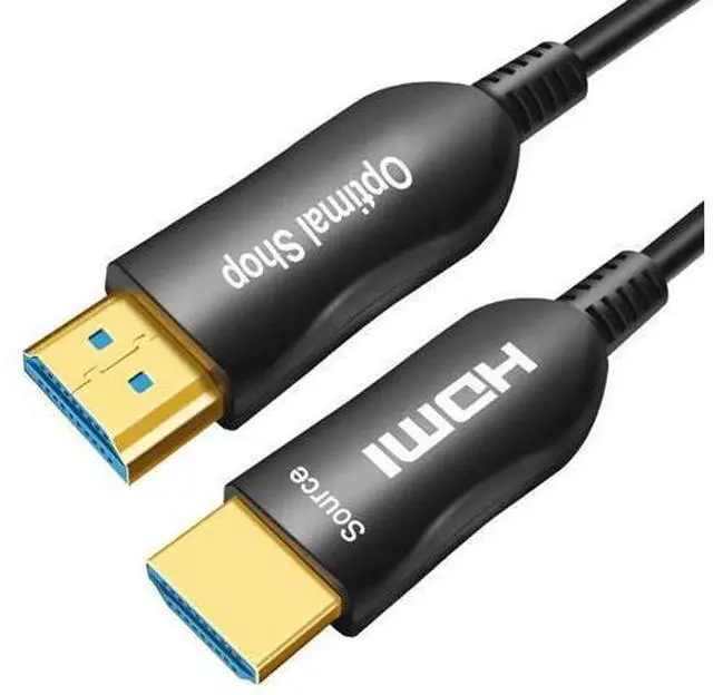 Main image of 4K Fiber Optic HDMI Cable 50Ft 15m, HDMI 2.0 18Gbps High Speed Cord, 4K@60Hz HDR Dolby Vision ARC 3D HDCP2.2 Slim Flexible Wire