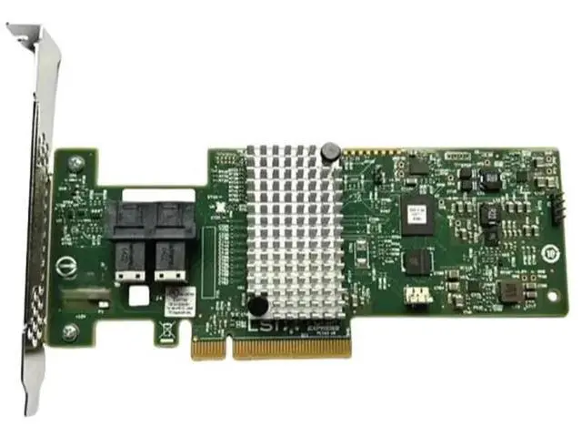 Alt view image 2 of 3 - For SAS3008 9340-8i 12Gbps RAID Controller Card, M1215 Pass-Through HBA Expansion Card 46C9115, PCIe 3.0 X8 SAS SATA Array Card Compatible with Lenovo IBM System X Series Servers