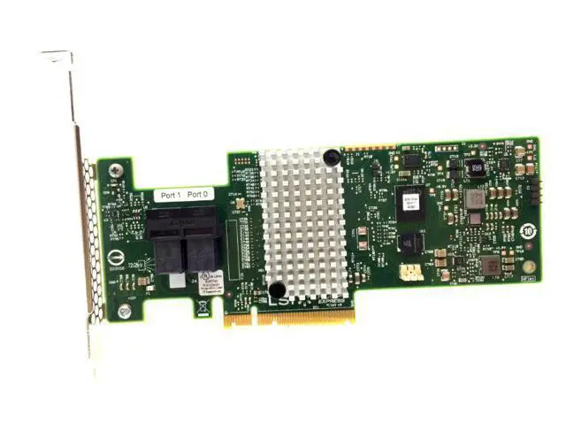 Alt view image 3 of 3 - For SAS3008 9340-8i 12Gbps RAID Controller Card, M1215 Pass-Through HBA Expansion Card 46C9115, PCIe 3.0 X8 SAS SATA Array Card Compatible with Lenovo IBM System X Series Servers