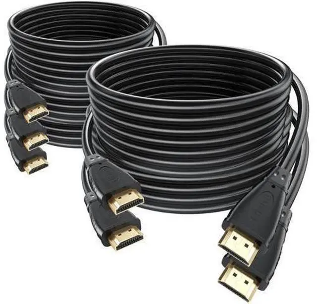 Main image of 10FT HDMI 2.0 Cable 5-Pack 4K@60Hz High Speed Male-to-Male Cord CL3 Rated ARC for Soundbar Laptop Monitor PS5 PS4 Xbox One Fire TV