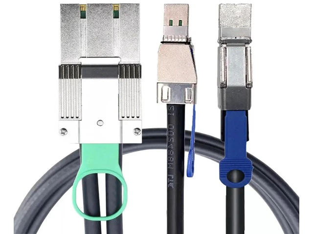 Alt view image 5 of 5 - Mini SAS HD SFF-8088 68Pin Male to 2 Port SFF-8644 36Pin Male Adapter Cable, 2M