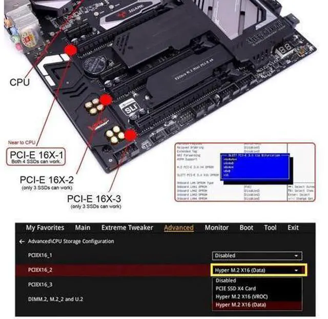 Alt view image 4 of 7 - Dual MCIO 8i Mini Cool Edge IO SFF-TA-1016 to PCIe 5.0 x16 VROC Adapter, for Motherboard SSD and Graphics Card