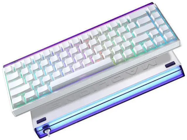 Main image of Mad Nano 68 60% Wired Mechanical Keyboard Hall Effect Magnetic Switch Rapid Trigger 8KHz Polling Rate QMK Programmable RGB Side Printed PBT Keycaps Gaming Keyboard for Windows Mac