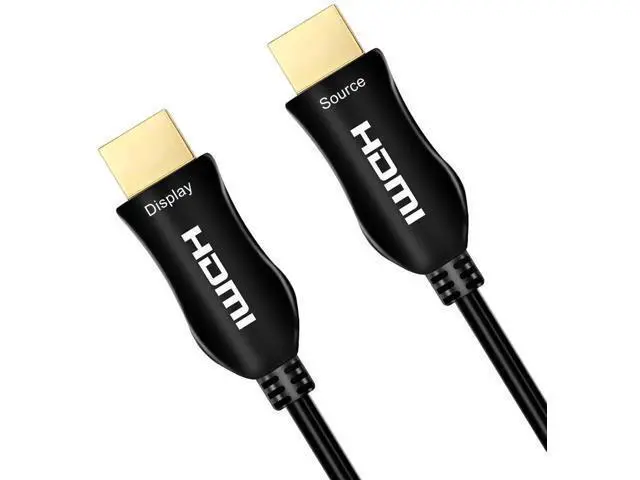 Alt view image 3 of 4 - 4K Fiber Optic HDMI Cable 75FT/23M, 18Gbps Directional Active HDMI Cord, Supports 4K@60Hz HDR ARC HDCP 2.2 1440p@144Hz, Compatible with Apple TV PS4 Xbox
