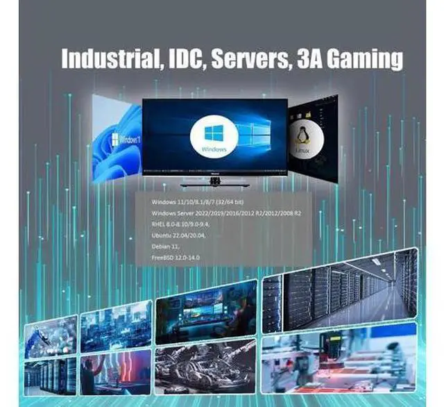 Alt view image 6 of 7 - ST7318 2-Port 10G RJ45 PCIe Network Card, Intel X540 Controller, PCIe 2.0 X8 Ethernet Adapter, Compatible with Windows 11/10, Server, Linux, VMware ESXi, Non-Mac OS