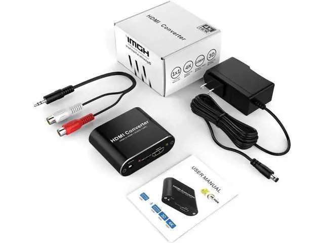 Alt view image 6 of 6 - HDMI 2.0 Audio Extractor 4K 60Hz 5.1 ARC, HDMI Converter with Independent Stereo Optical TOSLINK SPDIF Audio Output for PS4 Speaker Home Theater