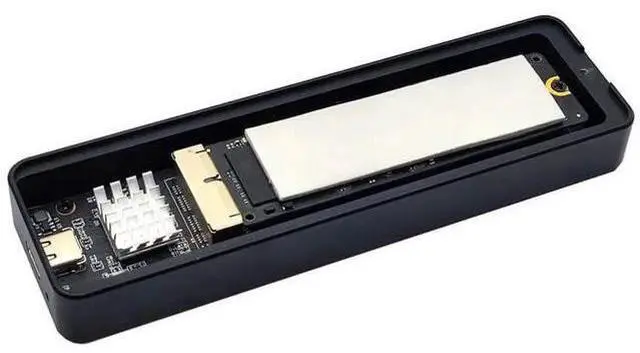 Alt view image 4 of 5 - USB 3.2 Type-C External SSD Enclosure, ST-NGFF2013 Controller, 28Pin NVMe SSD Case Compatible with MacBook Air Mid 2013-2016 & MacBook Pro Late 2013-Mid 2015