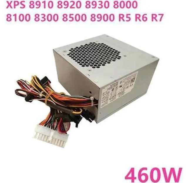 Main image of 460W Power Supply for Dell XPS 8000 8910 8920 8930 8100 8500 8900, OEM Replacement PSU D460AM-01 HU460AM-00 AC460AD-00 PC9004 AC460AM-00