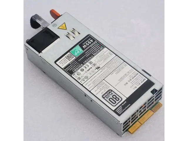 Alt view image 3 of 5 - Original 495W EPP Power Supply for Dell PowerEdge R530 R630 R730 R730XD T430 T630 R740, Replacement for D495E-S1 E495E-S1 DPS-495BB A