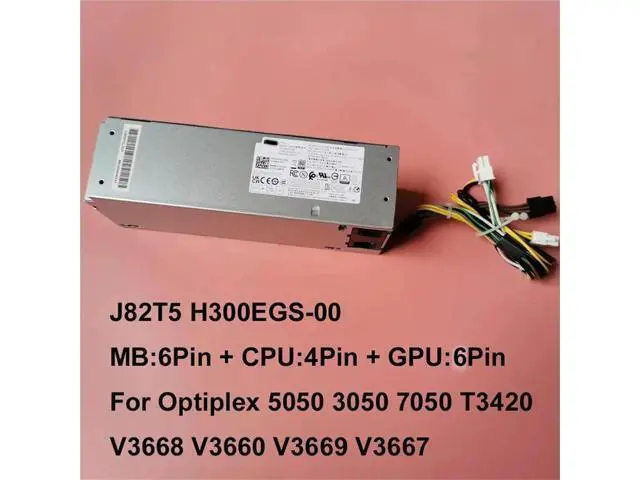 Alt view image 5 of 6 - 300W Power Supply for Dell Optiplex 3050 5050 7050 T3420 Vostro 3667 3668 3669 SFF, Replacement for H300EGS-00 J82T5 0J82T5 1Pack
