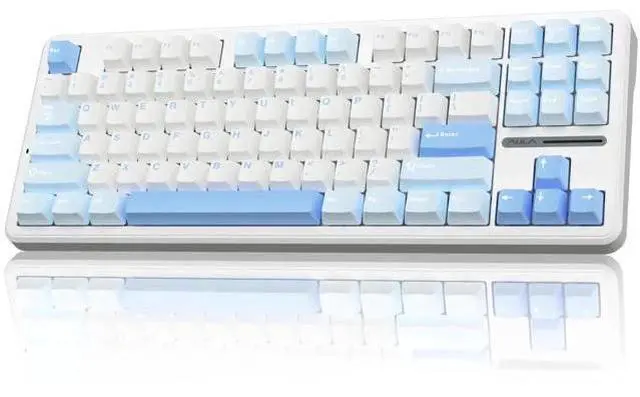 Main image of F87 Wireless Mechanical Keyboard, 75% TKL Hot Swappable Gaming Keyboard, Pre-lubed Greywood Switch, RGB Backlit Creamy Typing Keyboard, Tri-Mode 2.4G BT5.0 USB-C