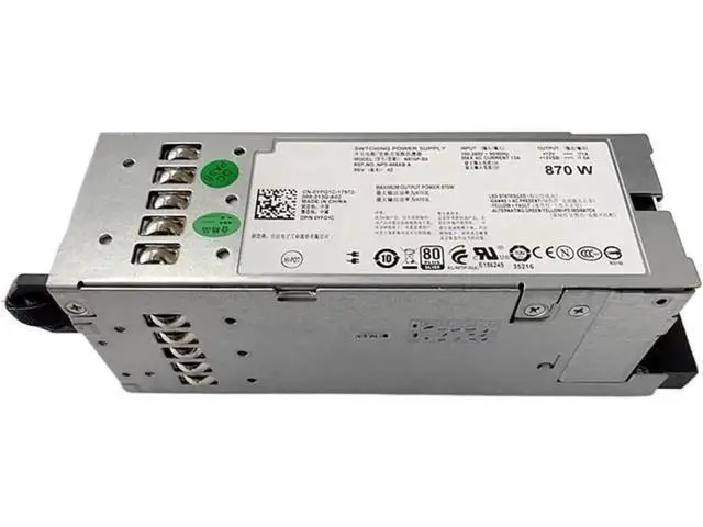 Alt view image 4 of 5 - 870W Server Power Supply for Dell R710 | N870P-S0 A870P-00 0YFG1C NPS-885AB A 7NVX8 07NVX8 12V 71A