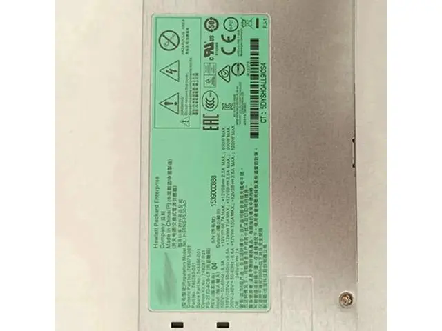 Alt view image 4 of 4 - 1200W Hot-Swap Server Power Supply for HP DL580 G9, Replacement HSTNS-PL30-AD 748283-201 748287-B21 748896-001