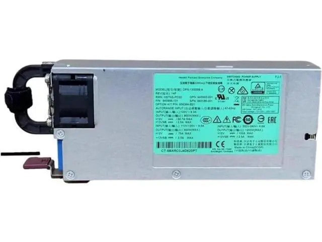 Alt view image 6 of 6 - 1pc 1200W Server Power Supply for HP DL580 G8 Gen8, Replacement for HSTNS-PL30 643933-001 660185-001 643956-201 656364-B21