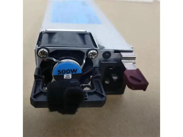 Alt view image 3 of 3 - 500W Hot-Swap Server Power Supply for HPE 754377-001 723594-001 720478-B21 DL360 DL380 ML350 Gen9