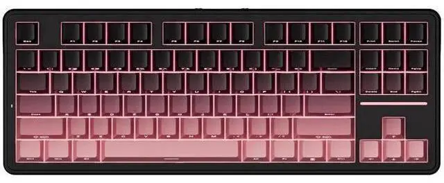 Main image of A87 Pro 87 Keys TKL Wireless Mechanical Keyboard Gasket Mount Hot Swappable Tri-Mode BT 2.4G USB-C RGB Backlit BlackBerry Gaming Keyboard