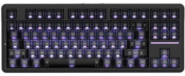 Main image of A87 Pro 87 Keys TKL Wireless Mechanical Keyboard Gasket Mount Hot Swappable Tri-Mode BT 2.4G USB-C RGB Backlit Starry Night Gaming Keyboard