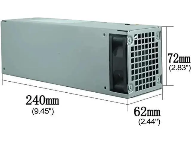 Alt view image 5 of 6 - 255W Power Supply H255ES-00 | Replacement for Dell Optiplex 3020 7020 9020 SFF | 8+4 Pin