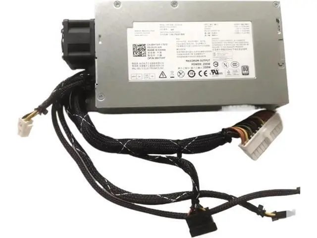 Alt view image 2 of 3 - 250W Power Supply for Dell PowerEdge R210 Server, Replacement for 06HTWP 0CKMX0 6HTWP CKMX0 N250E-S0 L250E-S0 NPS-250NB