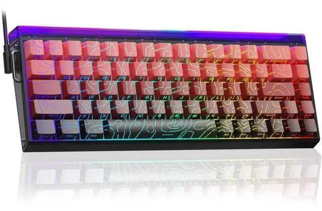 Main image of Hero 68 HE 60% Wired Gaming Keyboard, Hall Effect Magnetic Switch Keyboard, 8K Hz Polling Rate, Side Printed PBT Keycaps, RGB Light Box Custom Software Keyboard for PC Mac