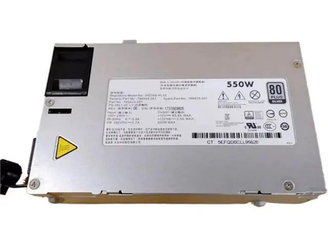 Alt view image 4 of 6 - 550W Server Power Supply HSTNS-PL53 for HP ProLiant DL160 DL180 G9 Gen9 | 748949-001 766879-001 765423-201