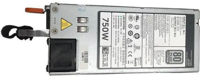Main image of 750W Hot-Swap Server Power Supply for Dell R620 R520 R720 R820 R920 T420, Replacement 5NF18 E750E-S0 E750E-S1 F750E-S0 D750E-S1 D750E-S3 PSU