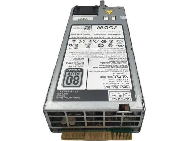 Alt view image 5 of 5 - 750W Hot-Swap Server Power Supply for Dell R620 R520 R720 R820 R920 T420, Replacement 5NF18 E750E-S0 E750E-S1 F750E-S0 D750E-S1 D750E-S3 PSU