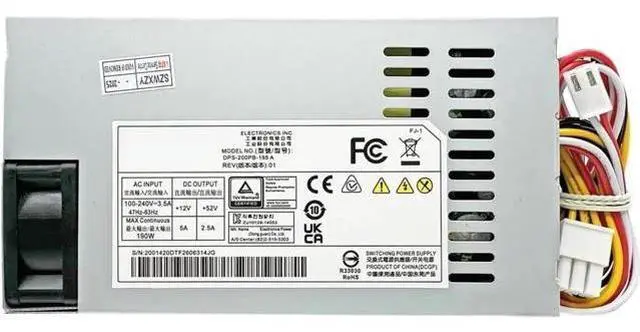 Main image of 190W Power Supply Replacement for DPS-200PB-185A & DPS-200PB-185 A, 100-240V Wide Voltage Input, 3.5A 47-63Hz, 1-Pack