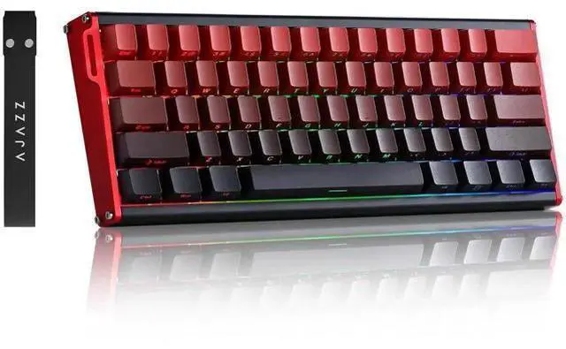 Main image of Alux60 60% Wired Mechanical Gaming Keyboard Hall Effect Magnetic Switch Hot Swappable Rapid Trigger 8KHz Polling Rate RGB Compact Keyboard Compatible with Mac Windows Red