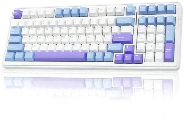 Main image of F99 Tri-Mode Wireless Mechanical Keyboard, BT5.0/2.4G/USB-C Hot Swappable Gasket Gaming Keyboard with Pre-lubed Linear Switch RGB Backlit Compatible with PC Tablet Xbox PS4 PS5