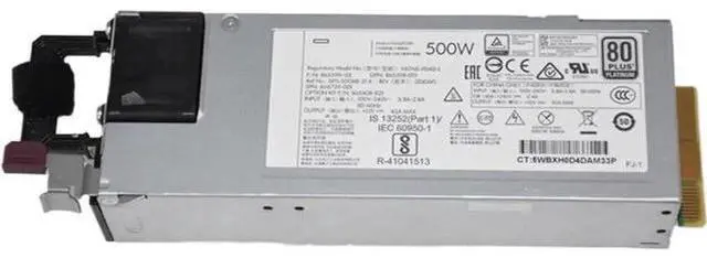 Main image of 500W Server Power Supply for HP DL380 G10 Gen10 HSTNS-PL40-1 865398-001 866729-001 865399-201 865408-B21 PS-2501-3CH 1Pcs