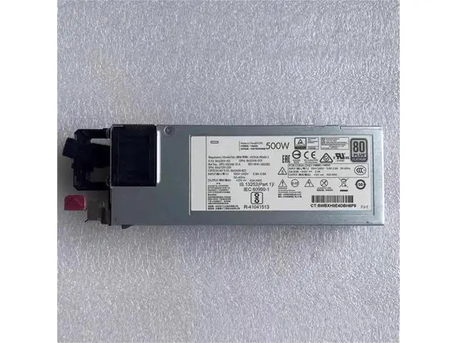 Alt view image 2 of 6 - 500W Server Power Supply for HP DL380 G10 Gen10 HSTNS-PL40-1 865398-001 866729-001 865399-201 865408-B21 PS-2501-3CH 1Pcs