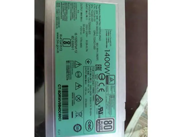 Alt view image 2 of 5 - 1400W Hot-Swap Power Supply for HP DL360 DL380 G8 G9, Replacement for DPS-1400CB A HSTNS-PD43 733428-101 720620-B21 733427-001 754383-001 1Pack