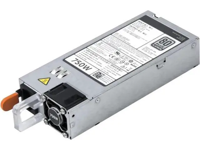 Alt view image 2 of 3 - 750W Hot-Swap Power Supply for Dell PowerEdge R520 R620 R720 T420 T620, Replacement for 05NF18 06W2PW 079RDR 09PXCV 0YNCW3 E750E-S0 F750E-S0 D750E-S3