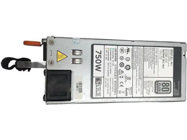 Main image of 750W Power Supply for Dell R620 R520 R720 R820 R920 T420, Replacement 5NF18 E750E-S0 E750E-S1 F750E-S0 D750E-S1 D750E-S3