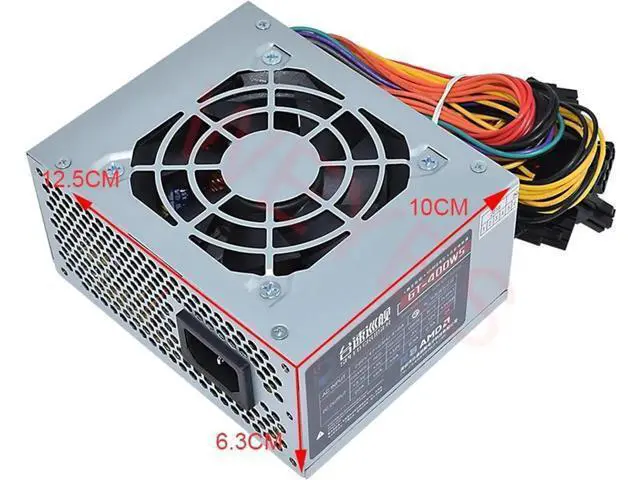Alt view image 2 of 4 - 1Pc 300W Rated / 400W Peak Power Supply GT-400WS, Compact Size 12.5x10x6.5mm