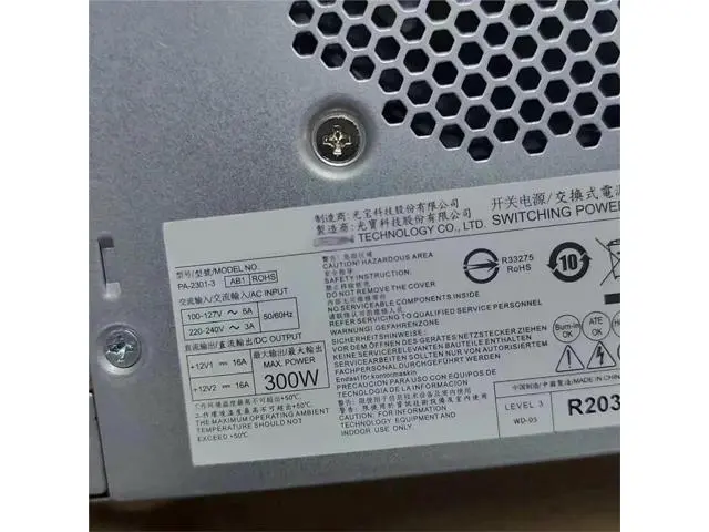 Alt view image 5 of 6 - 300W Power Supply for M6660G, 6+4Pin, Replacement for PS-2301-3 3001B.00B PA-2301-3AB-ROHS