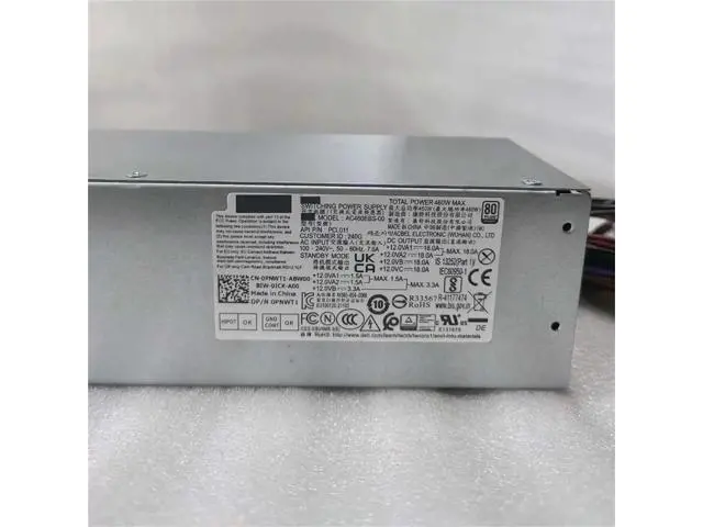 Alt view image 6 of 6 - 460W Power Supply Adapter for Dell 7000 3000 5000 3020 7020 MT 3690 3901 3910 3900 8950 8960 T3660